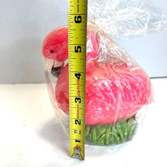 Pink Flamingo Bird Candle Tropical Florida Palm Island Home Décor Wax GIFT NWT - Picture 5 of 7